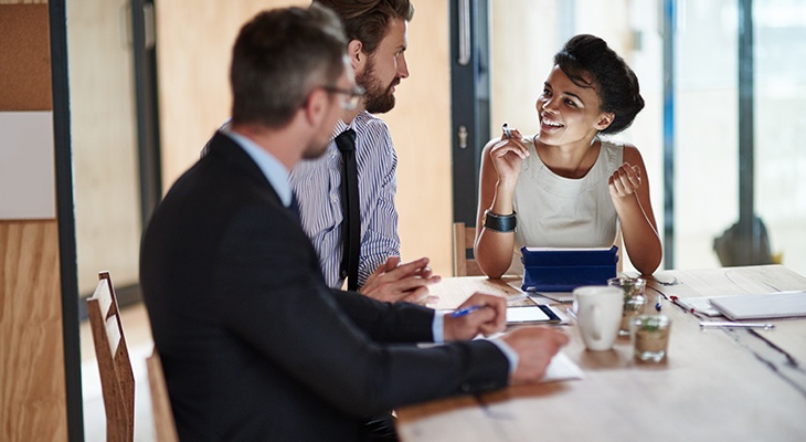 Turning ideas into reality Shot of office workers in a meeting in a boardroom