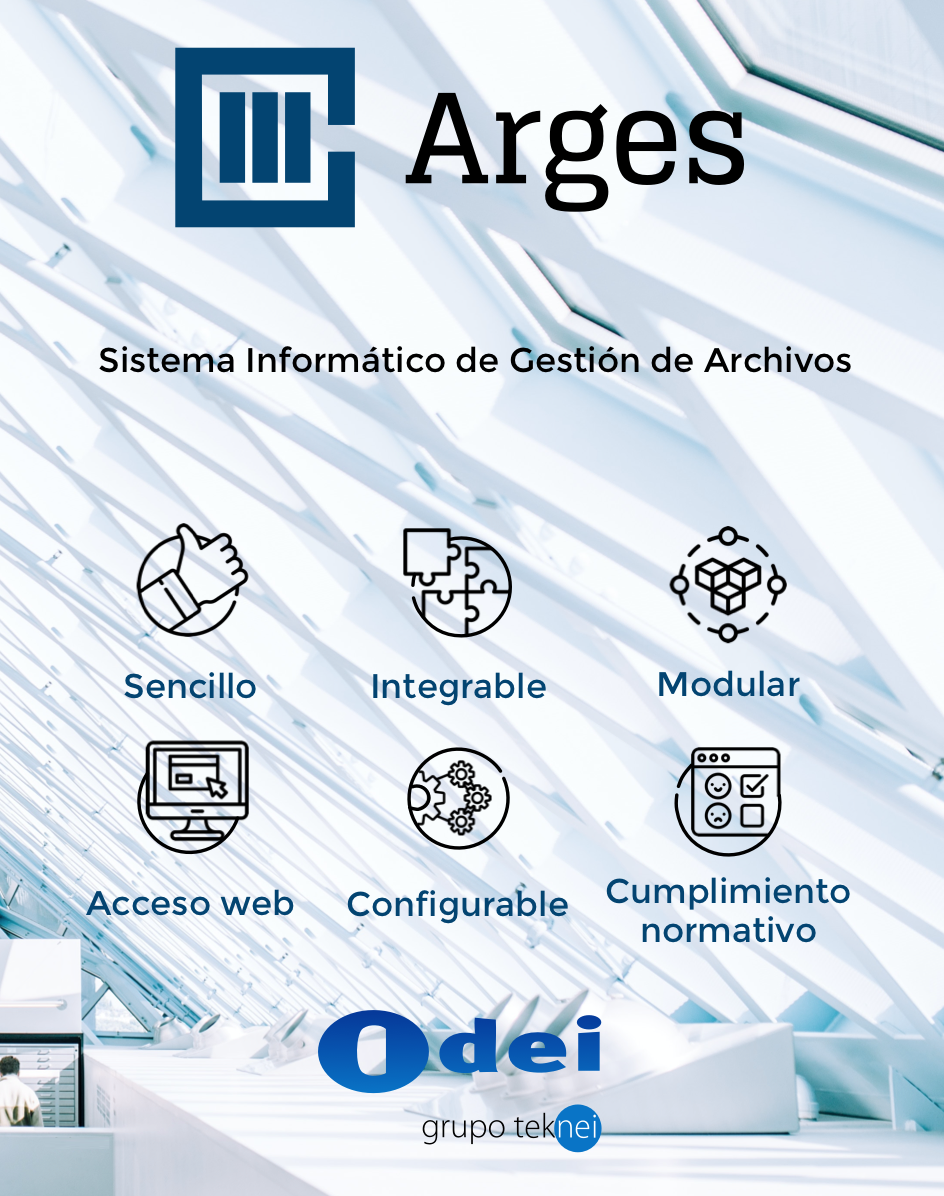 explicación del sistema arges. sistema informático de gestión de archivos