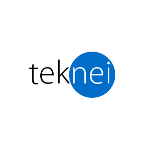 logotipo de teknei. Tecnología