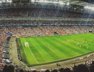 Estadio de fútbol. Tecnología blockchain para el acceso a eventos