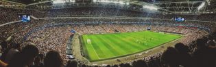 Estadio de fútbol. Tecnología blockchain para el acceso a eventos